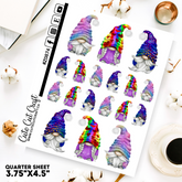 Bright Rainbow Gnomes